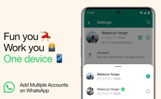 WhatsApp will soon let you add two accounts to one device