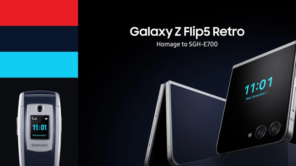 Samsung's Galaxy Z Flip5 Retro pays tribute to the iconic SGH-E700 flip phone | DeviceDaily.com
