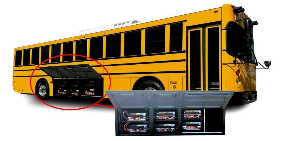 This 90-passenger school bus has nearly 300 miles of range | DeviceDaily.com