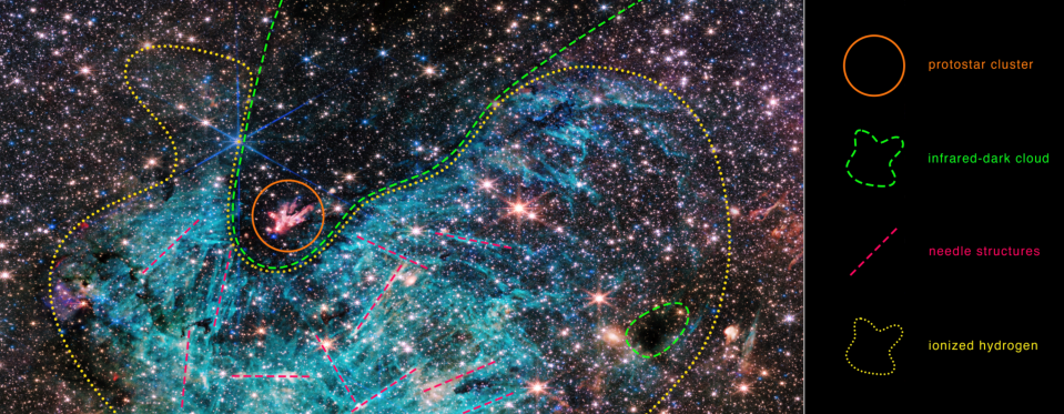 Webb telescope images show an unprecedented and 'chaotic' view of the center of our galaxy | DeviceDaily.com