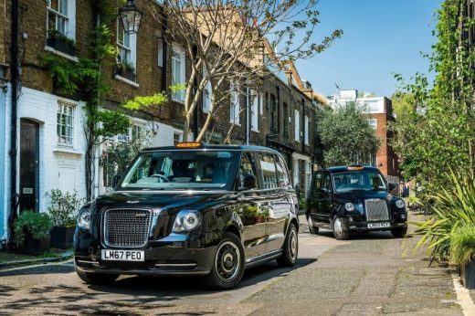 Half of London’s famed black cab taxi fleet are now EVs
