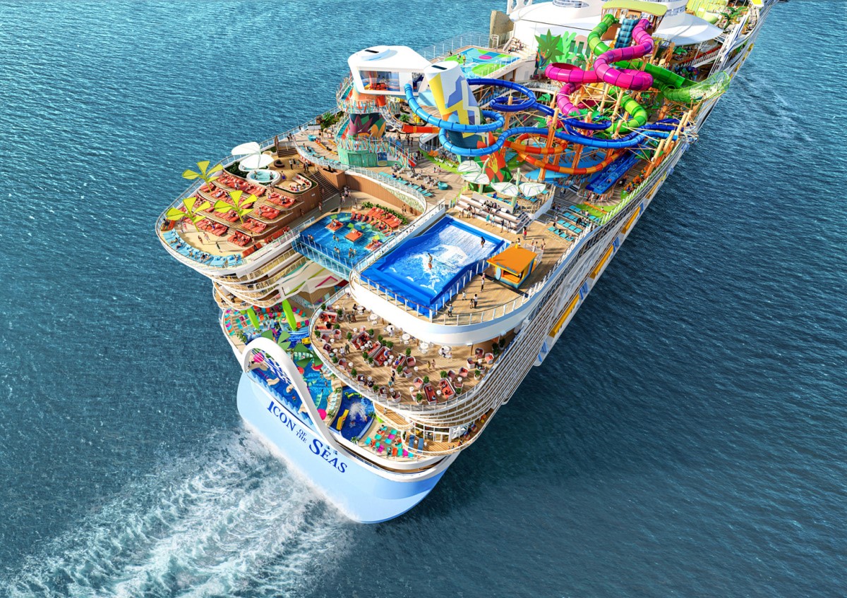 How Royal Caribbean crammed 7 pools, 6 waterslides, and an ice skating rink onto the most absurd cruise ship to ever set sail | DeviceDaily.com