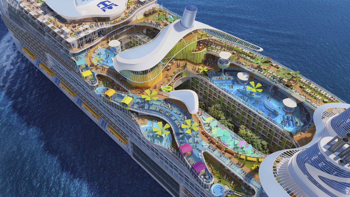 How Royal Caribbean crammed 7 pools, 6 waterslides, and an ice skating rink onto the most absurd cruise ship to ever set sail | DeviceDaily.com