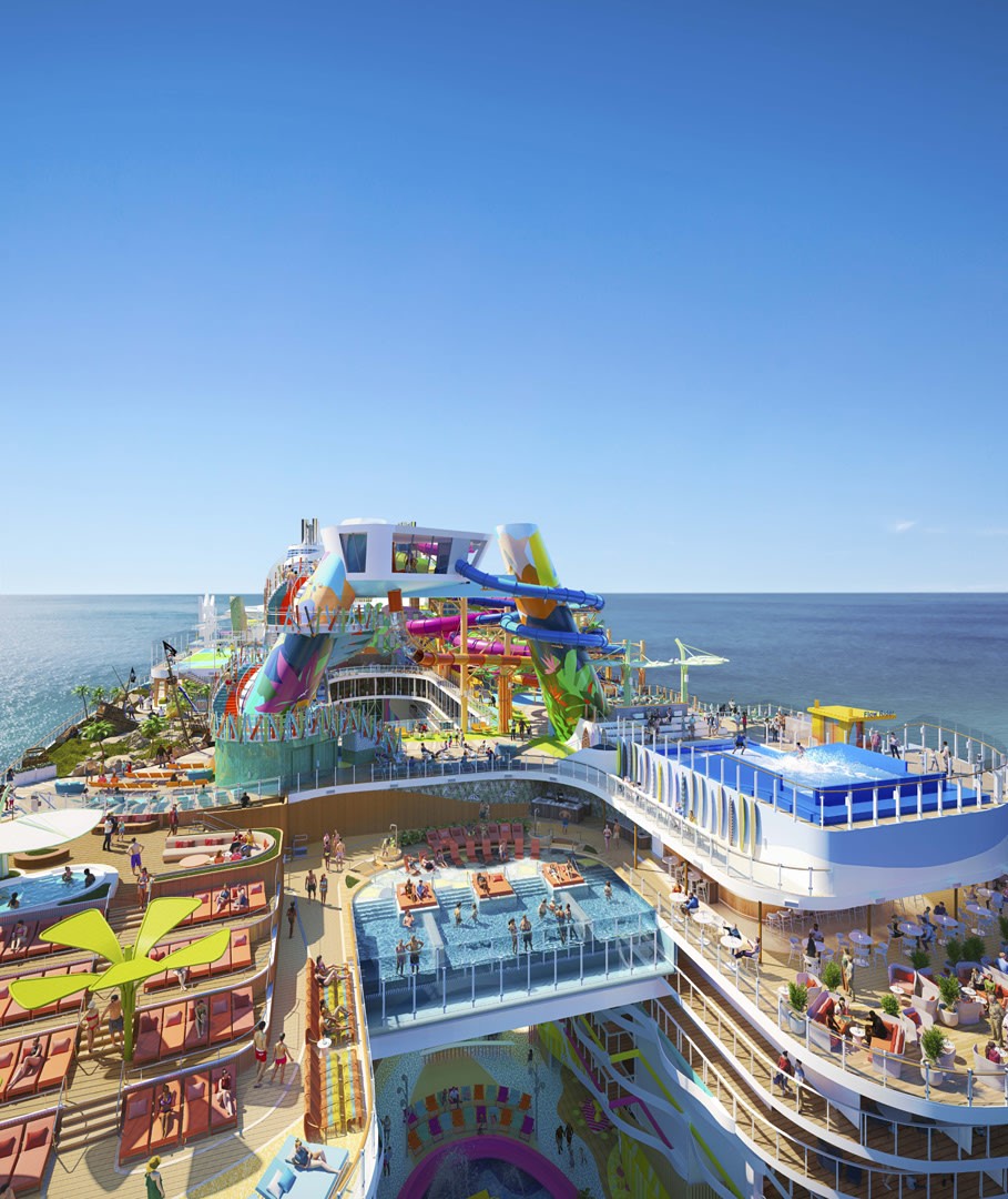 How Royal Caribbean crammed 7 pools, 6 waterslides, and an ice skating rink onto the most absurd cruise ship to ever set sail | DeviceDaily.com