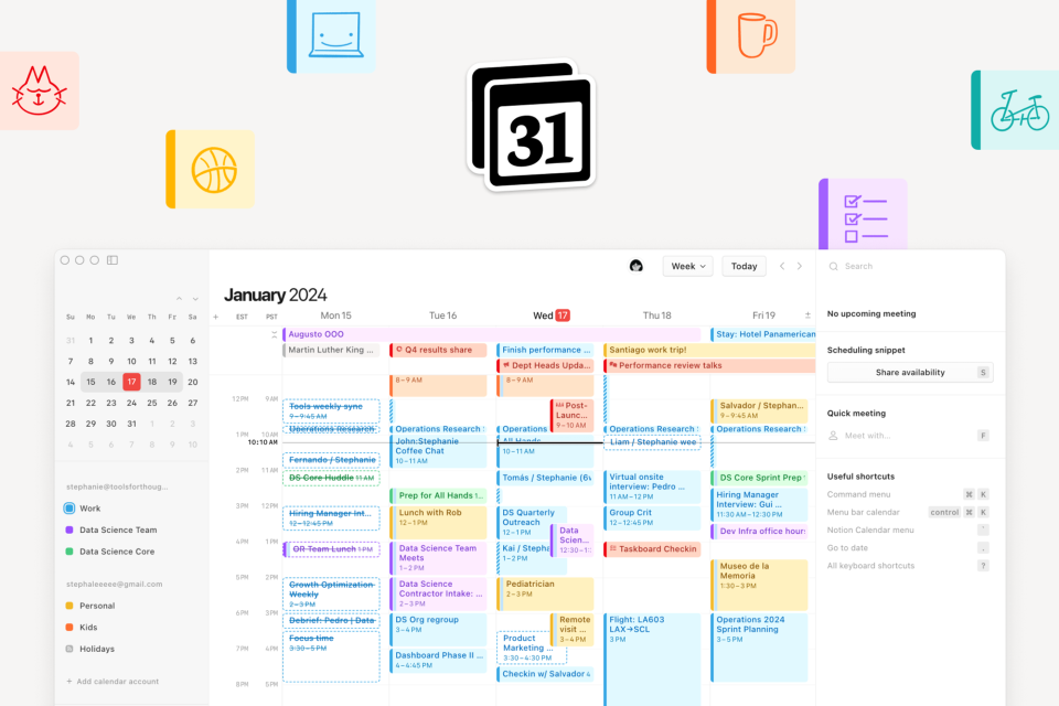 Notion turns its Cron acquisition into an integrated calendar app | DeviceDaily.com