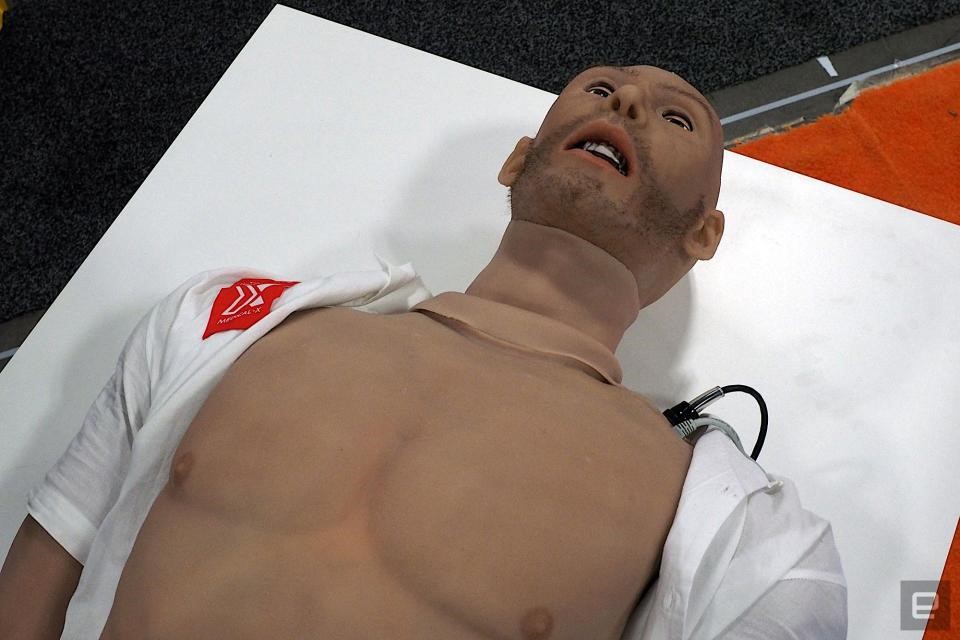 The CPR dummy of the future can piss blood | DeviceDaily.com