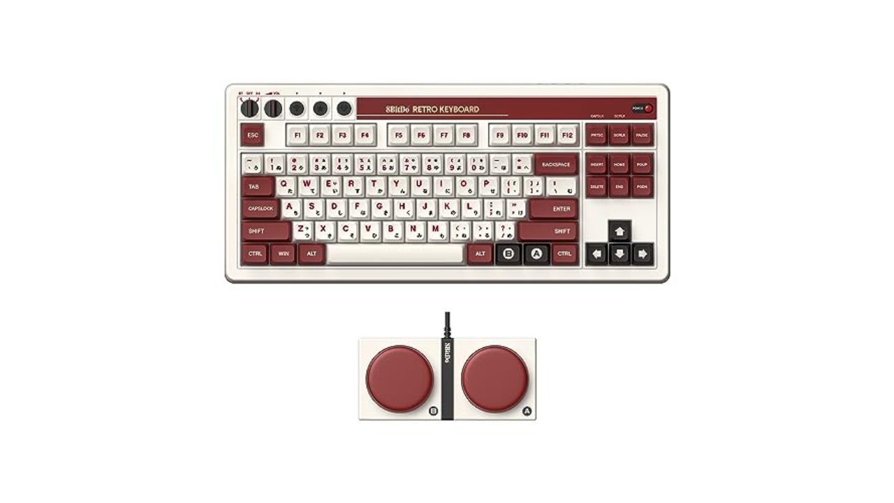 8BitDo’s Nintendo-inspired Retro Mechanical Keyboard is cheaper than ever right now | DeviceDaily.com 8BitDo’s Nintendo-inspired Retro Mechanical Keyboard is cheaper than ever right now | DeviceDaily.com