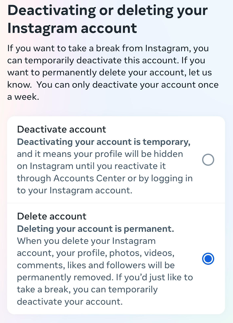 How to delete your Instagram account | DeviceDaily.com