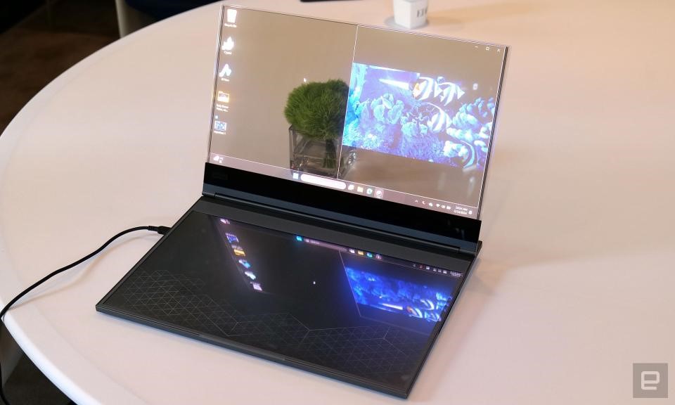 Lenovo’s Project Crystal is the world’s first laptop with a transparent microLED display | DeviceDaily.com