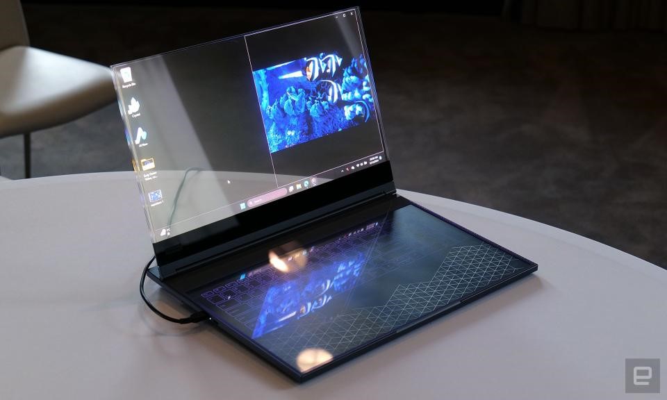 Lenovo’s Project Crystal is the world’s first laptop with a transparent microLED display | DeviceDaily.com