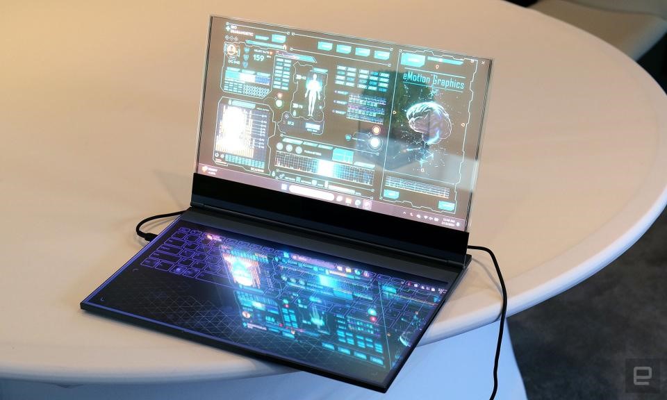 Lenovo’s Project Crystal is the world’s first laptop with a transparent microLED display | DeviceDaily.com