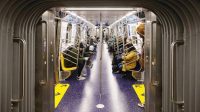 Inside the design of the MTA’s super bright, extremely spacious, high-tech new subway trains