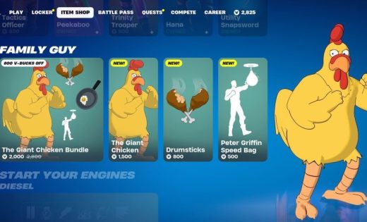 New Family Guy Fortnite skin is “pay-to-lose” say players
