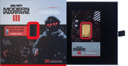 Own an actual Call of Duty gold bar to celebrate its 20th anniversary, but you’ll need to be quick