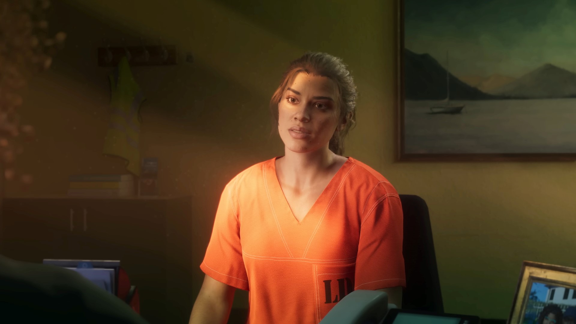Lucia in a inmates outfit in GTA 6 | DeviceDaily.com