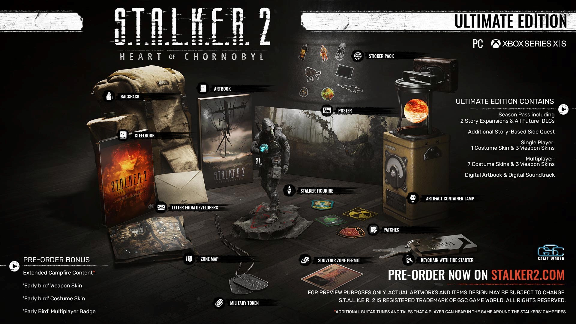 The Stalker 2 Ultimate Edition contents | DeviceDaily.com