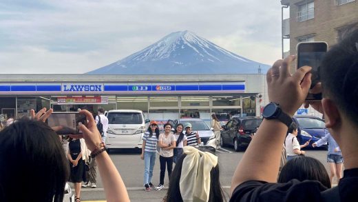 This Japanese town is blocking its iconic ‘Mt. Fuji Lawson’ view over tourists