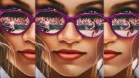 Zendaya’s ’80s-style movie poster dress is a work of pop art