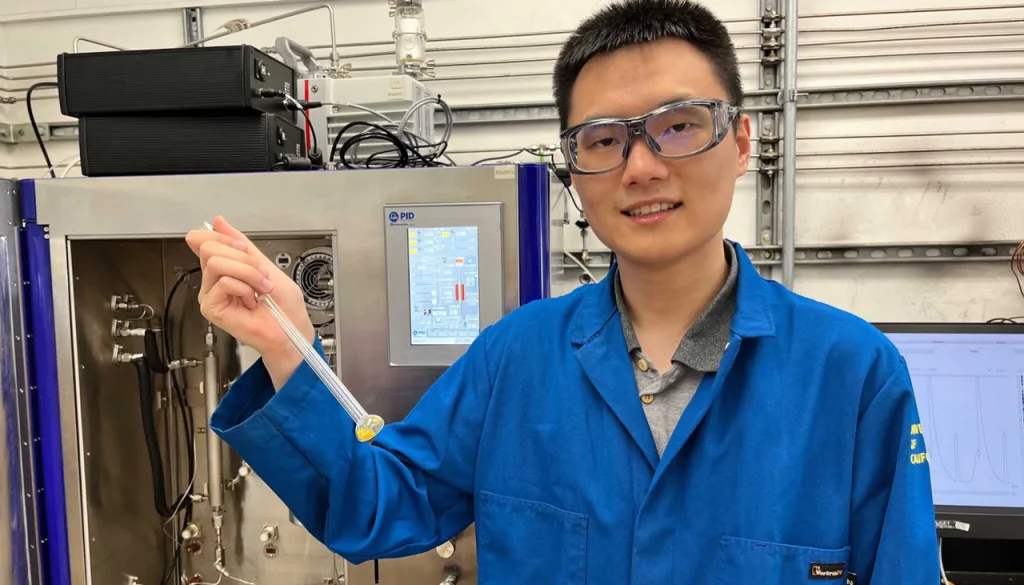 7 ounces of this yellow powder can capture as much CO2 as a tree | DeviceDaily.com 7 ounces of this yellow powder can capture as much CO2 as a tree | DeviceDaily.com