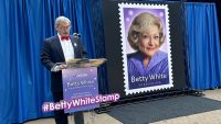 Betty White honored on new USPS stamp