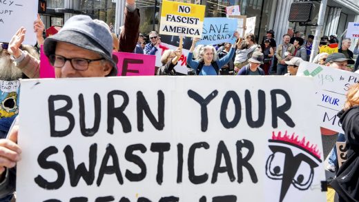 Protests target Tesla showrooms worldwide over Musk’s role with DOGE