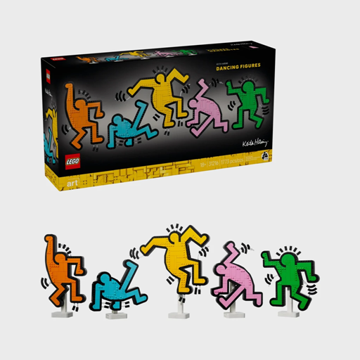 Lego just turned Keith Haring’s iconic dancing figures into a buildable piece of wall art | DeviceDaily.com Lego just turned Keith Haring’s iconic dancing figures into a buildable piece of wall art | DeviceDaily.com