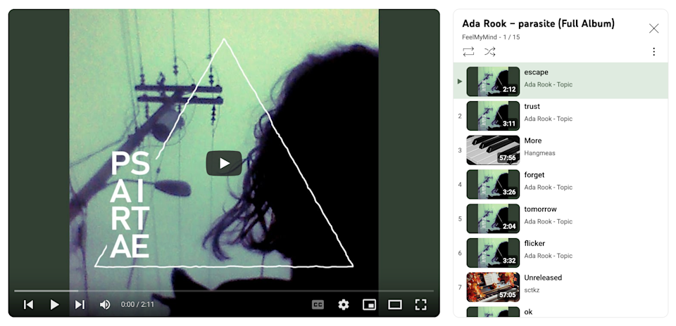 The enshitification of YouTube's full album playlists | DeviceDaily.com The enshitification of YouTube's full album playlists | DeviceDaily.com