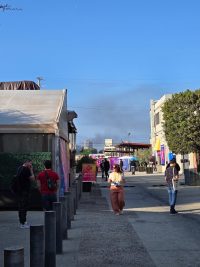 The one that happened while the Waymos burned