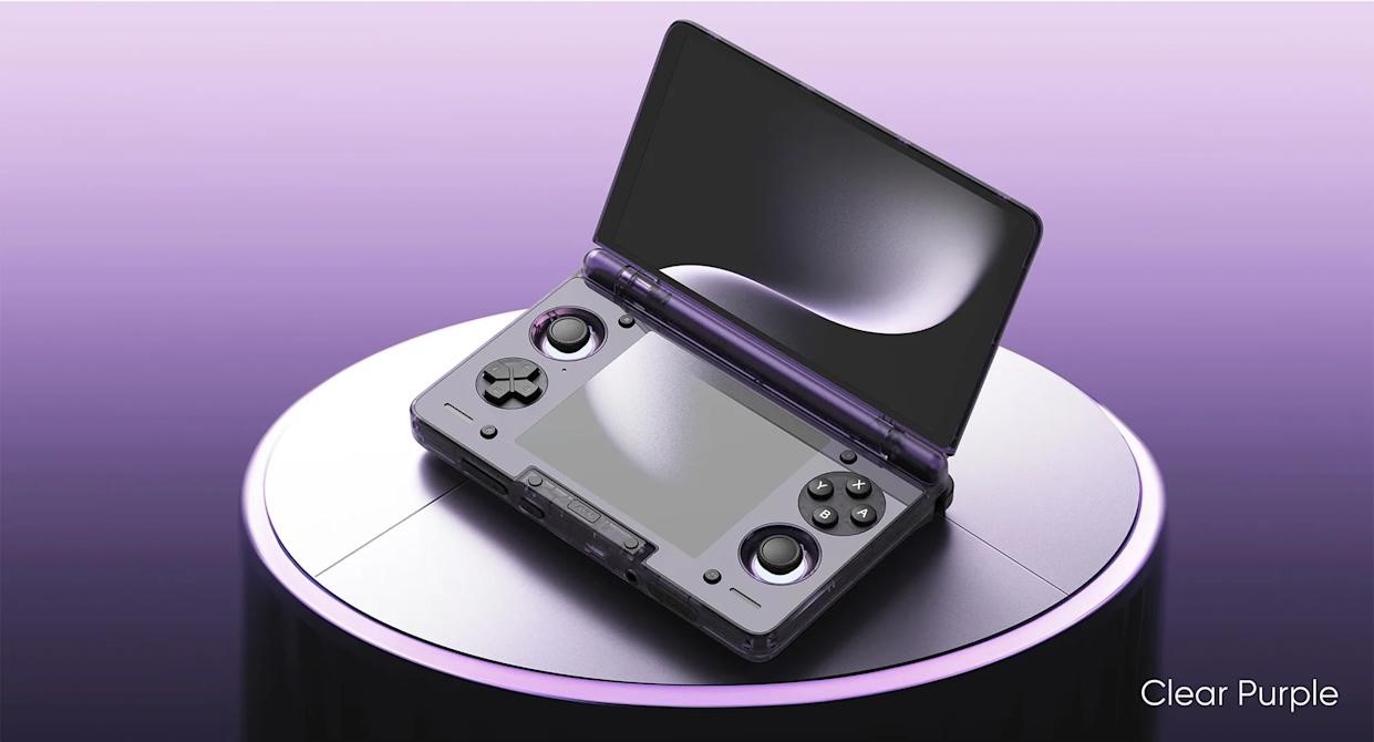 Ayn reveals a Nintendo DS-style handheld that comes in the classic Game Boy Color purple | DeviceDaily.com