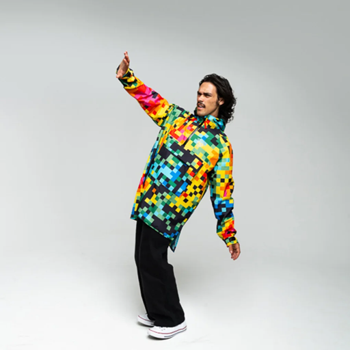 This rain jacket is designed with real Doppler radar patterns | DeviceDaily.com