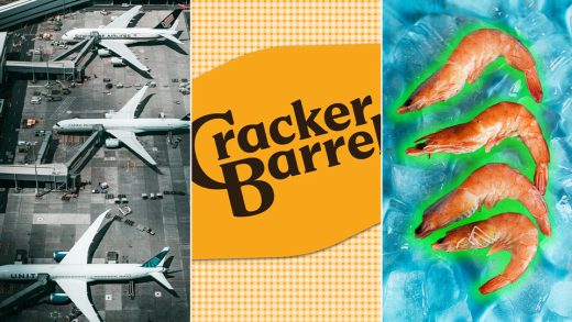 The week in business: Airlines get sued, Cracker Barrel gets a glow-up, and grocery store shrimp goes radioactive