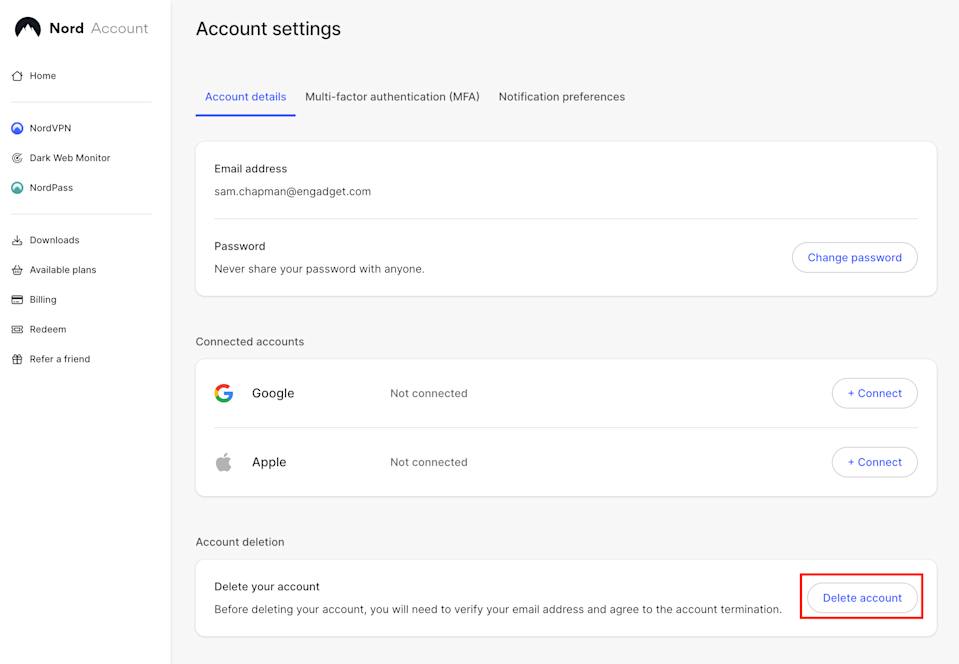 How to cancel NordVPN and get your money back | DeviceDaily.com