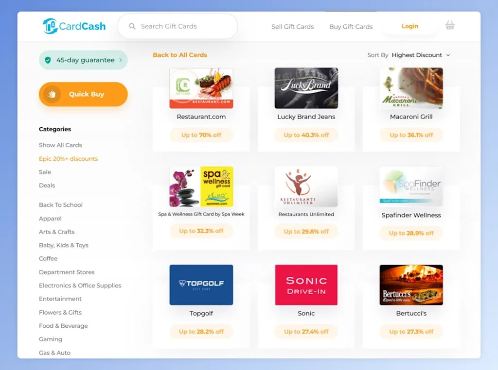 This money-saving emporium is like Facebook Marketplace for gift cards | DeviceDaily.com