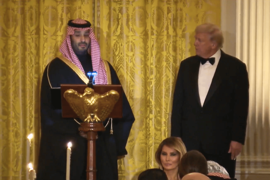 Saudi crown prince jokes about prediction bets during White House visit | DeviceDaily.com