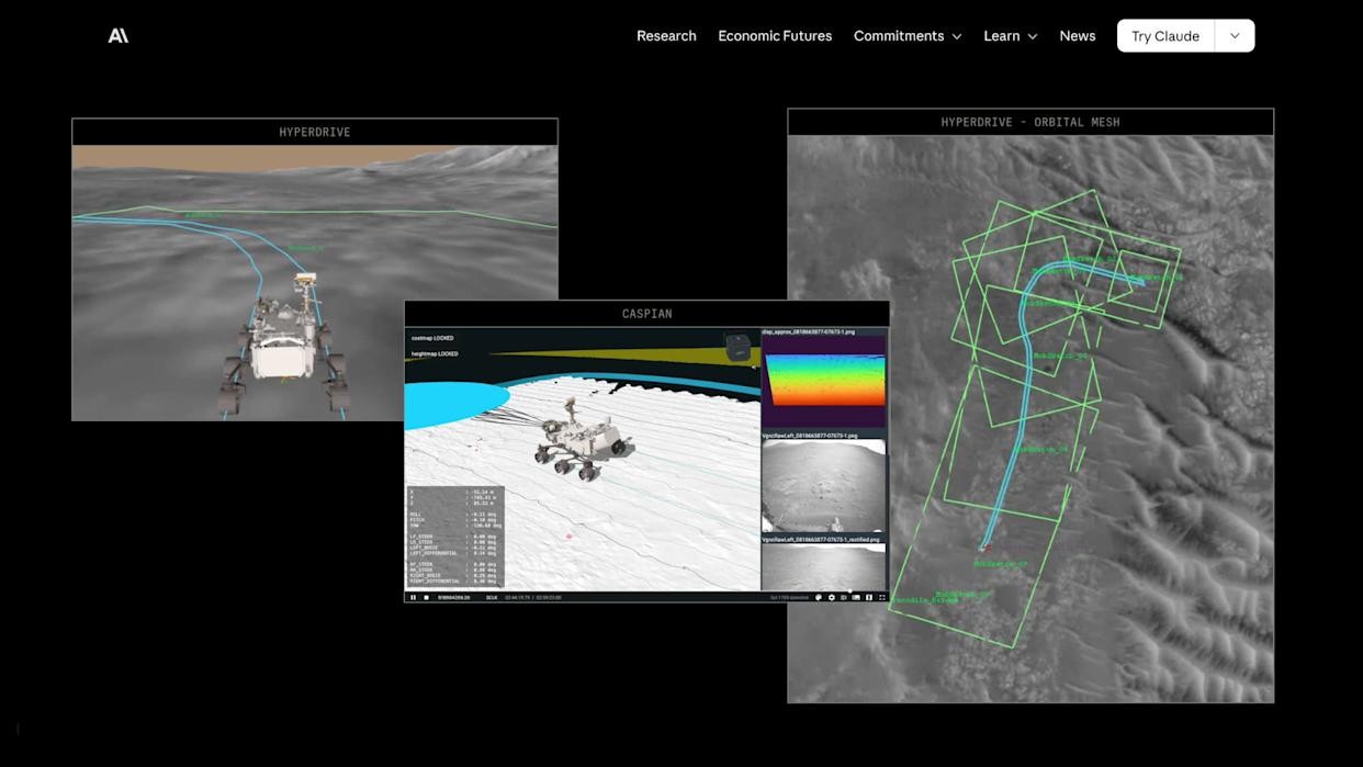 NASA used Claude to plot a route for its Perseverance rover on Mars | DeviceDaily.com NASA used Claude to plot a route for its Perseverance rover on Mars | DeviceDaily.com