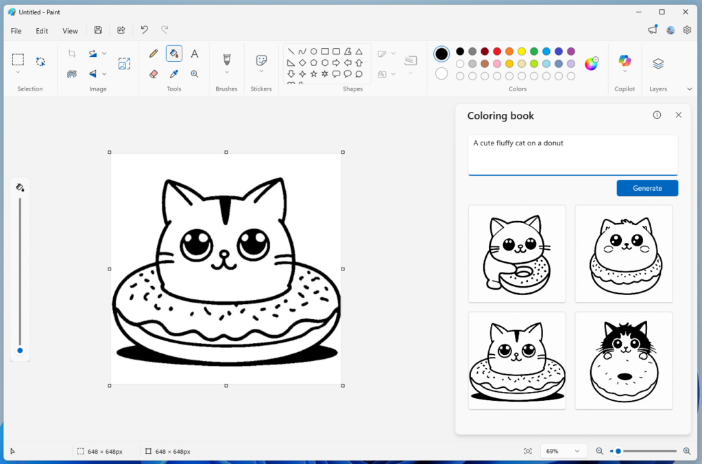 You can now create AI-generated coloring books in Microsoft Paint | DeviceDaily.com