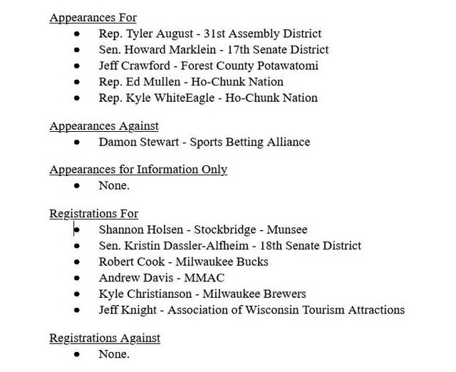 New Wisconsin Assembly advances Tribal-controlled statewide mobile sports betting plan | DeviceDaily.com