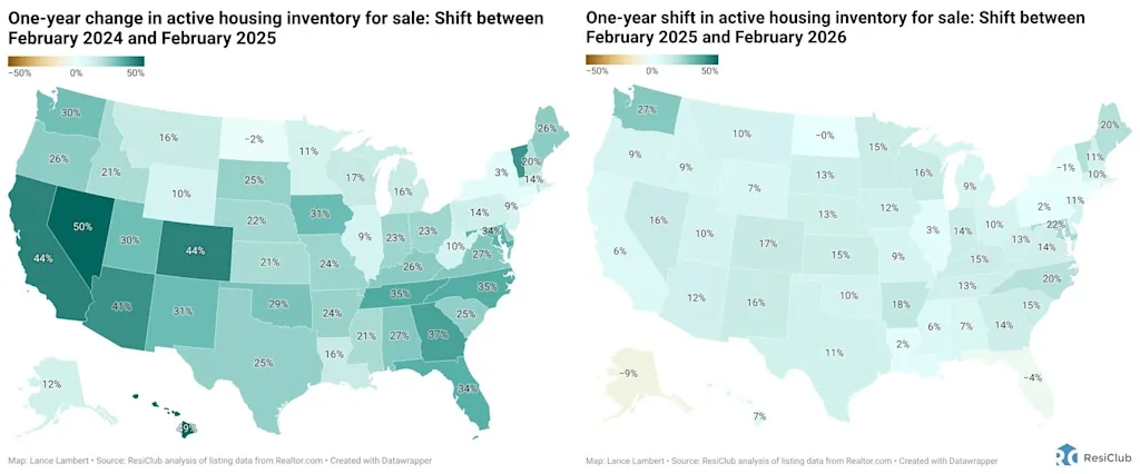 States with the most—and least—housing market inventory heading into spring 2026 | DeviceDaily.com