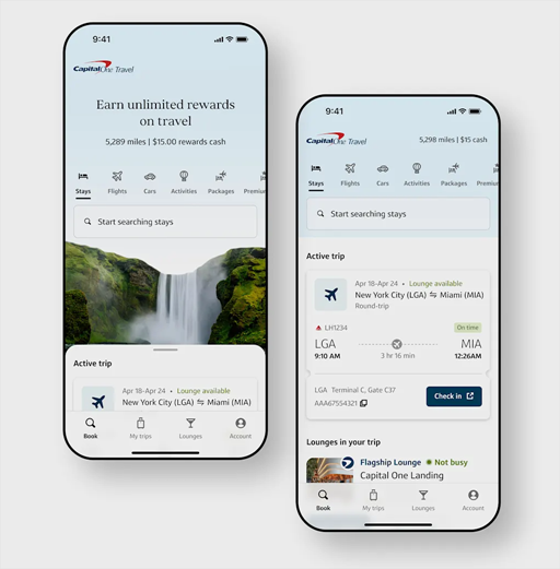 Amex Platinum and Chase Sapphire made airport lounges the ultimate perk. Capital One’s new travel app targets the next step | DeviceDaily.com Amex Platinum and Chase Sapphire made airport lounges the ultimate perk. Capital One’s new travel app targets the next step | DeviceDaily.com