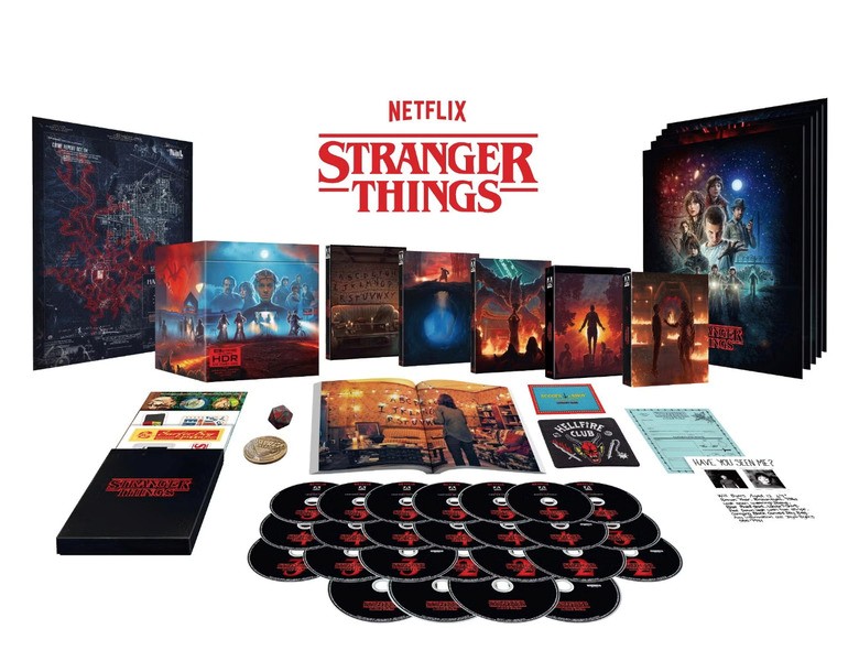 The complete Stranger Things DVD set includes 25 discs and costs around $200 | DeviceDaily.com The complete Stranger Things DVD set includes 25 discs and costs around $200 | DeviceDaily.com