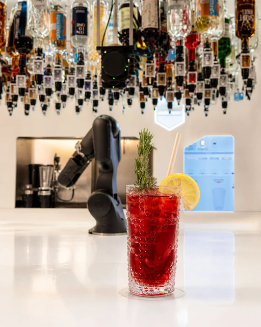 Forget boring airport lounges. This new one has a robot bartender and Mario Kart | DeviceDaily.com