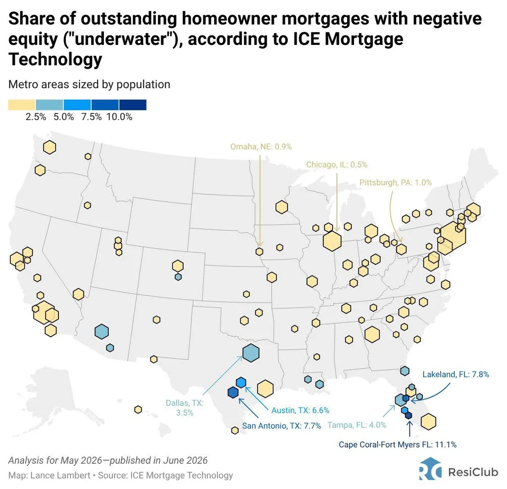 These 30 housing markets have the most underwater homeowners | DeviceDaily.com These 30 housing markets have the most underwater homeowners | DeviceDaily.com
